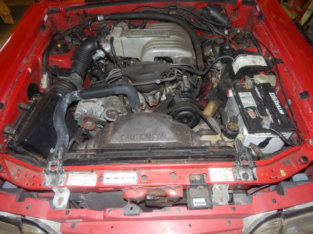 1993 Vibrant White Ford Mustang Convertible