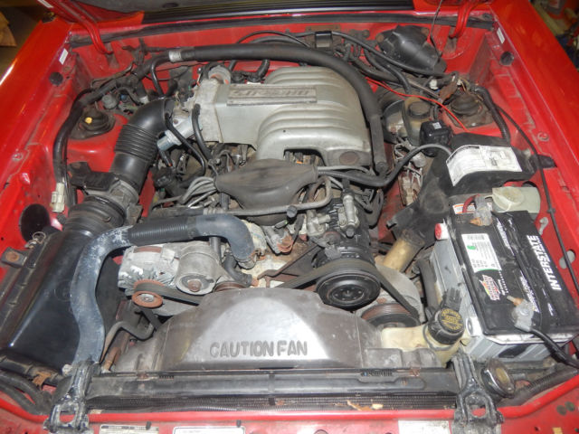 1993 Vibrant White Ford Mustang Convertible