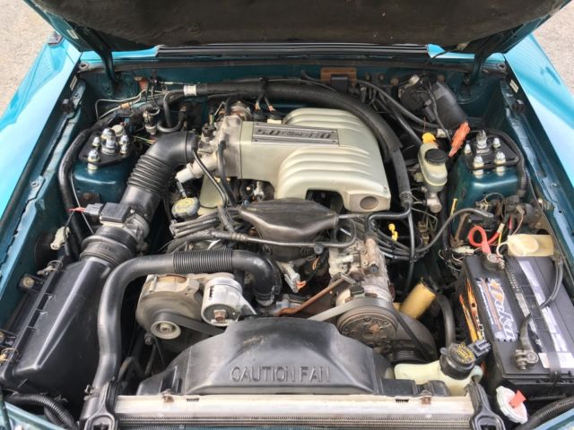1993 Reef blue Ford Mustang