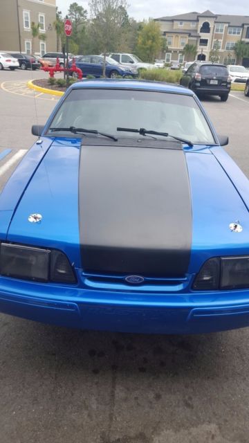 1993 Sonic Blue Ford Mustang