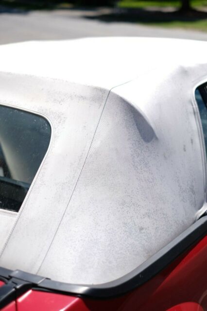 1993 Red Ford Mustang Convertible