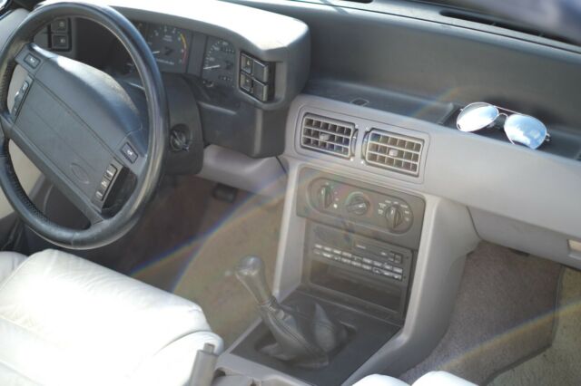 1993 Red Ford Mustang Convertible