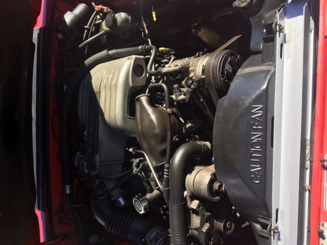 1993 Red Ford Mustang Convertible