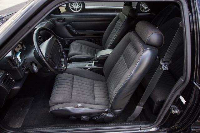 1993 Black Ford Mustang Hatchback