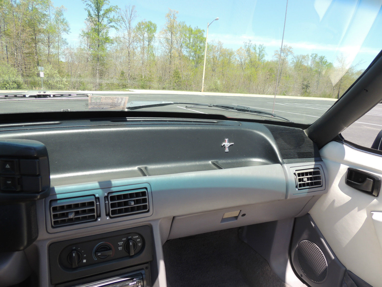 1993 Red Ford Mustang