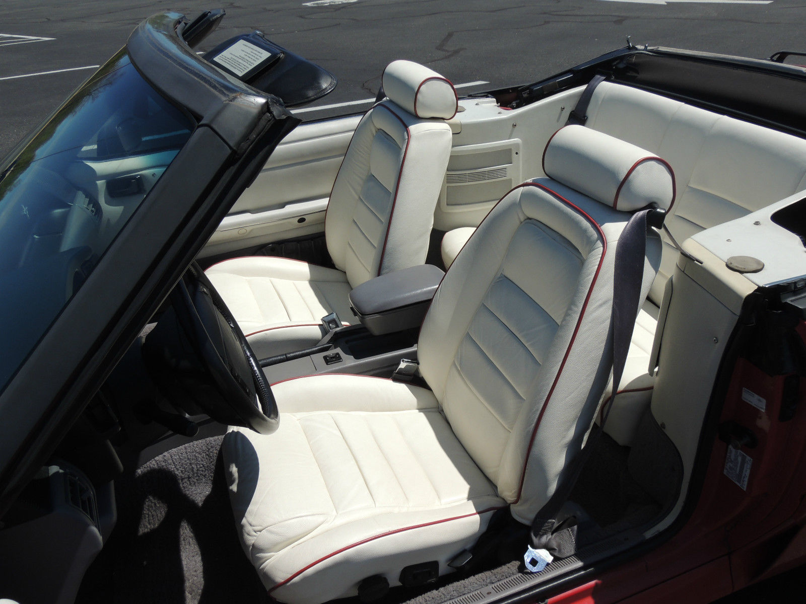 1993 Red Ford Mustang