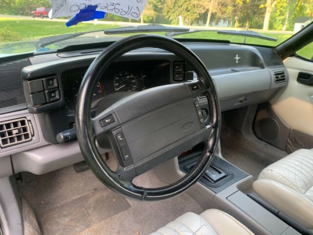 1993 Reef blue Ford Mustang Convertible