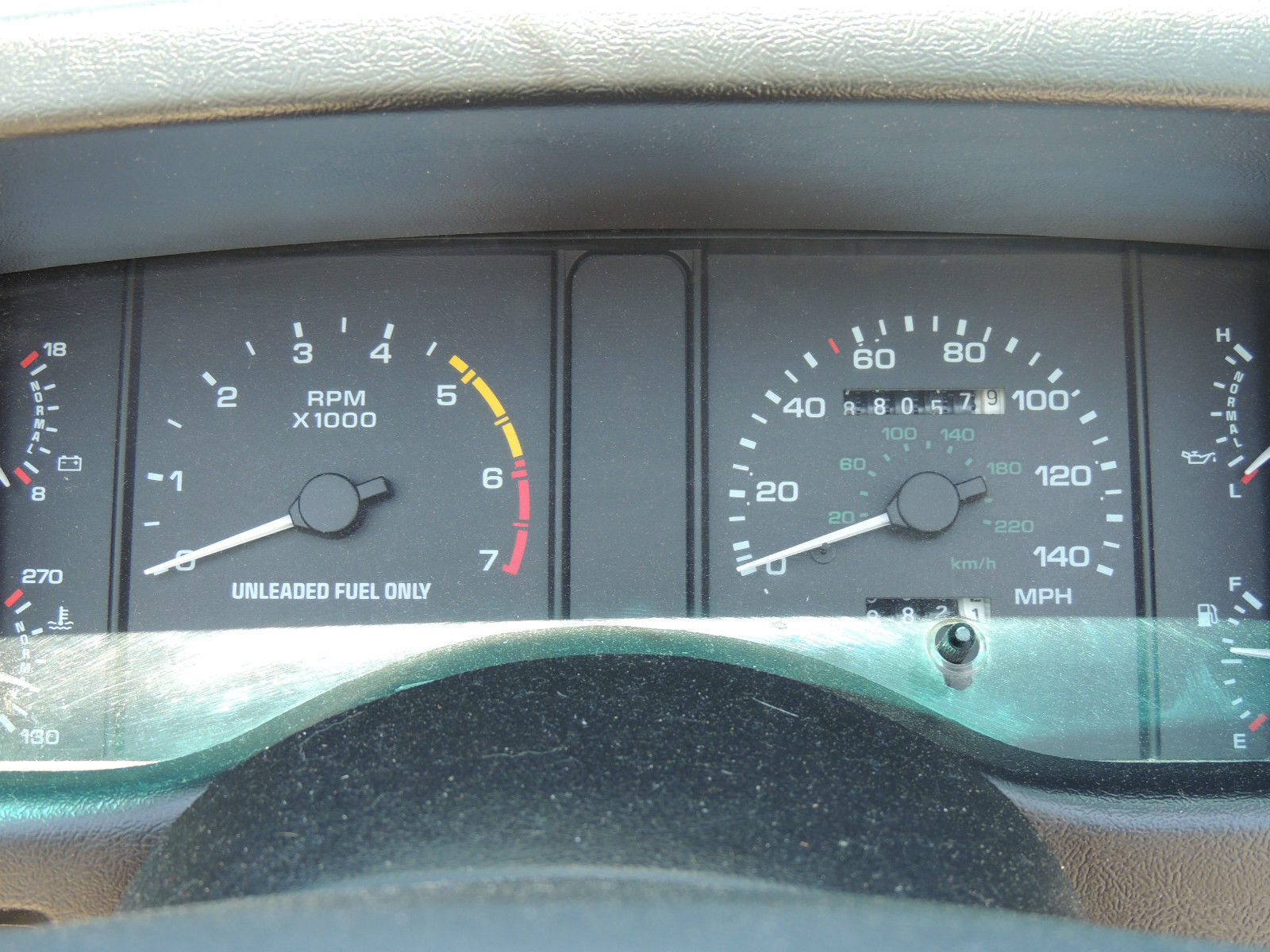 1993 Red Ford Mustang