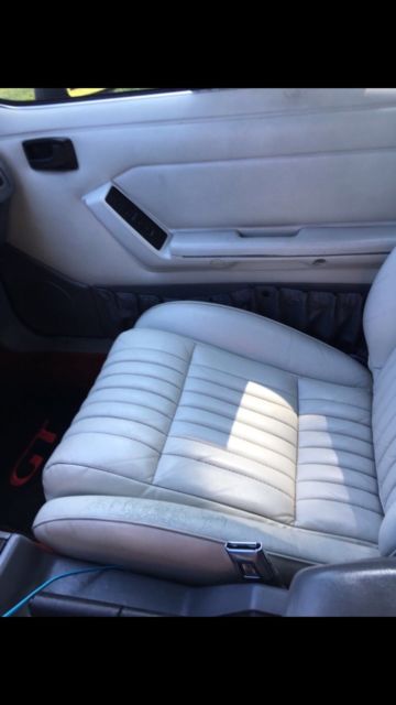 1993 Red Ford Mustang Convertible