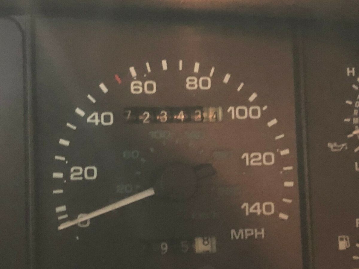 1993 Red Ford Mustang Hatchback