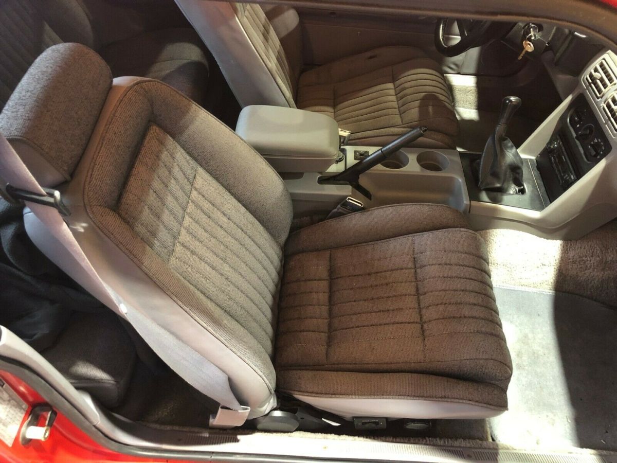 1993 Red Ford Mustang Hatchback