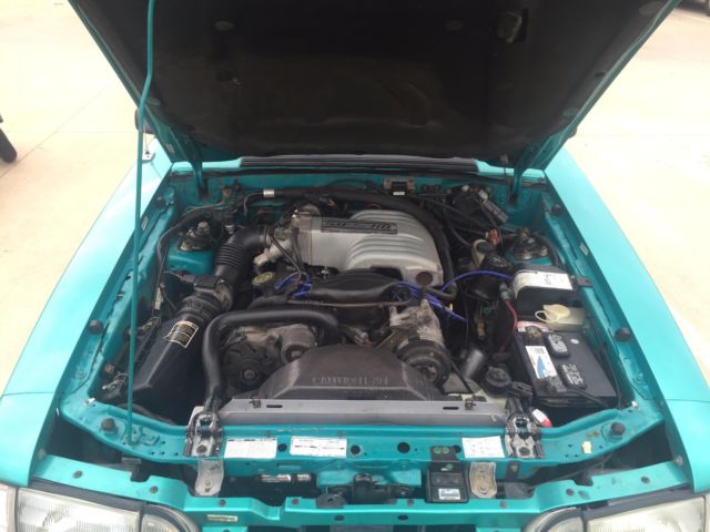 1993 White Ford Mustang Convertible