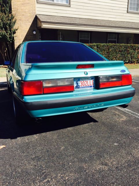 1993 White Ford Mustang Convertible