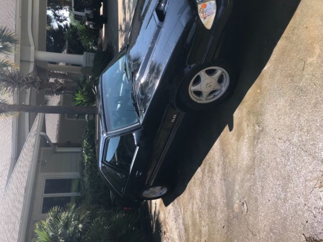 1993 Black Ford Mustang Hatchback