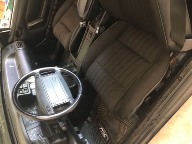 1993 Black Ford Mustang Hatchback