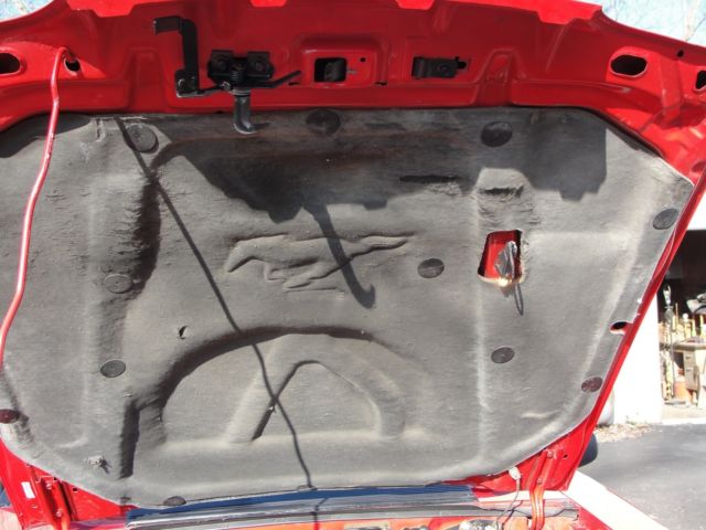 1993 White Ford Mustang Convertible