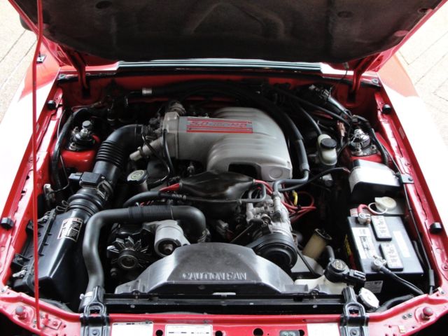 1993 White Ford Mustang Convertible