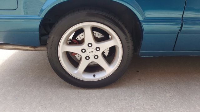 1993 Coral Blue Ford Mustang Hatchback