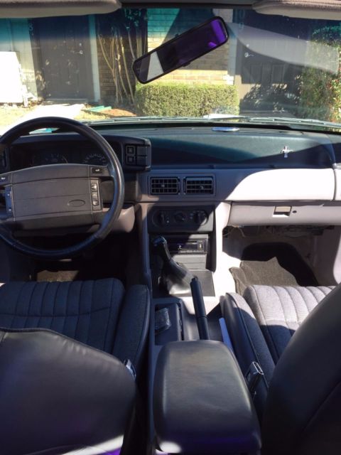 1993 White Ford Mustang Convertible