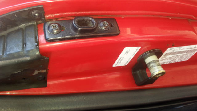 1993 Red Ford Mustang