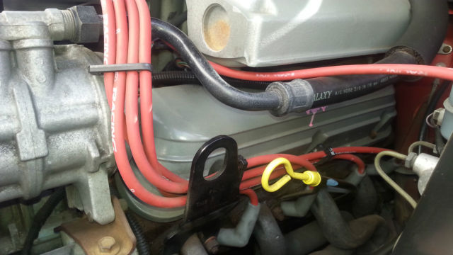 1993 Red Ford Mustang