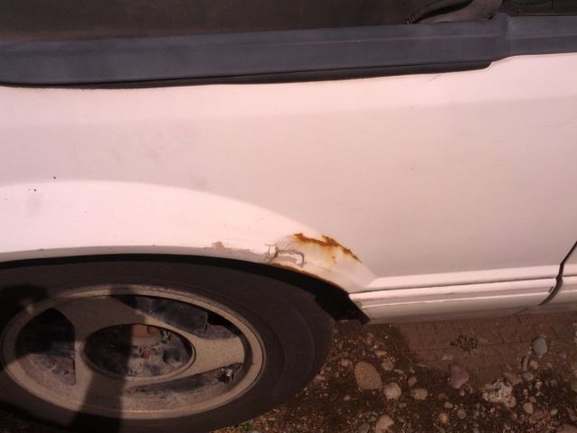 1993 Red Ford Mustang