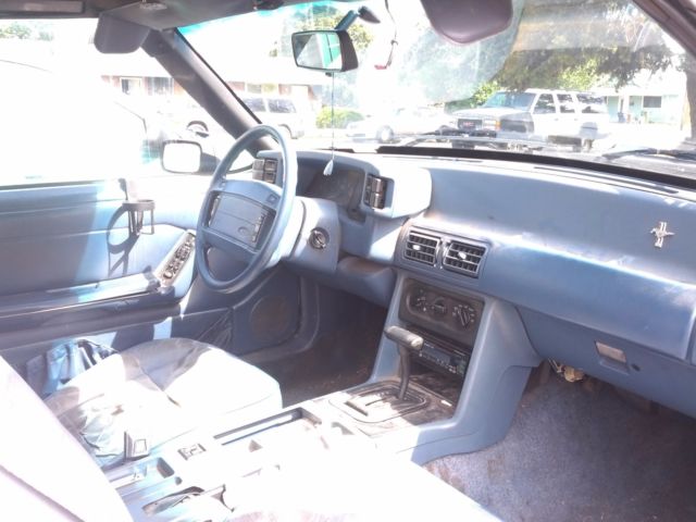 1993 Red Ford Mustang