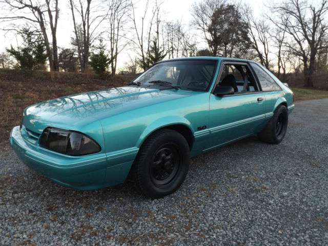 1993 Green Ford Mustang