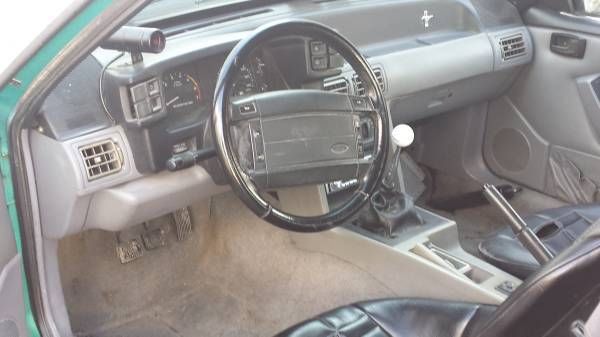 1993 Green Ford Mustang