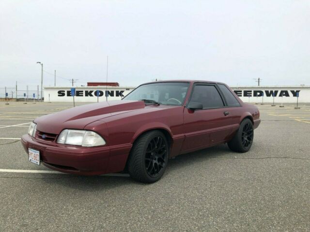 1993 Red Ford Mustang Coupe