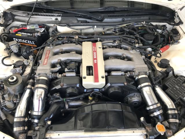 1993 White Nissan 300ZX Coupe