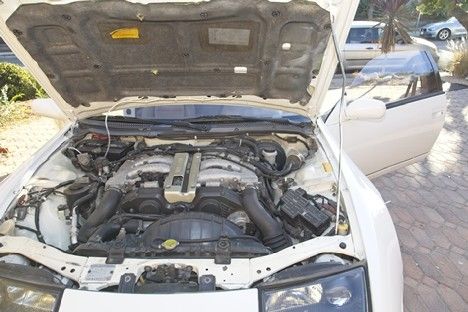 1993 White Nissan 300ZX Hatchback
