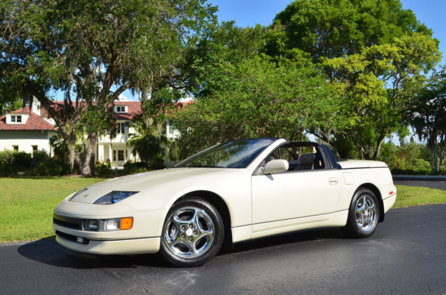 1993 PEARL WHITE Nissan 300ZX CONVERTIBLE