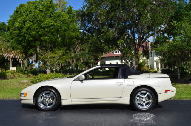 1993 PEARL WHITE Nissan 300ZX CONVERTIBLE