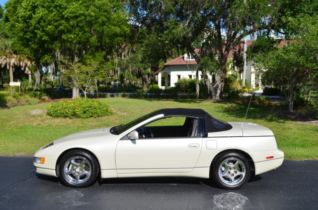 1993 PEARL WHITE Nissan 300ZX CONVERTIBLE