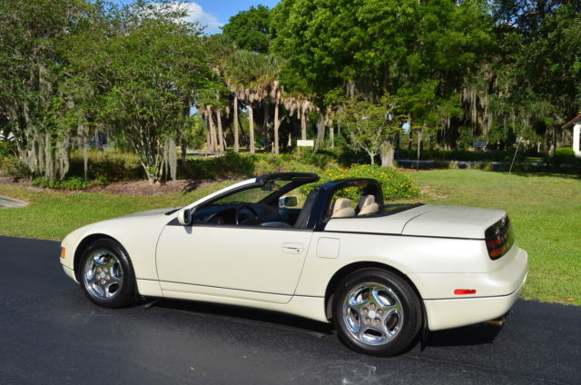 1993 PEARL WHITE Nissan 300ZX CONVERTIBLE