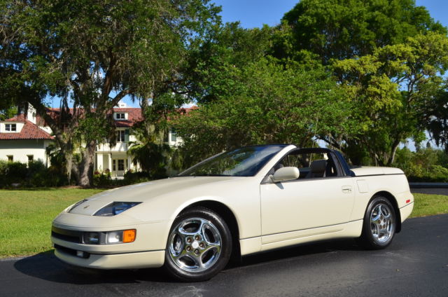 1993 PEARL WHITE Nissan 300ZX CONVERTIBLE