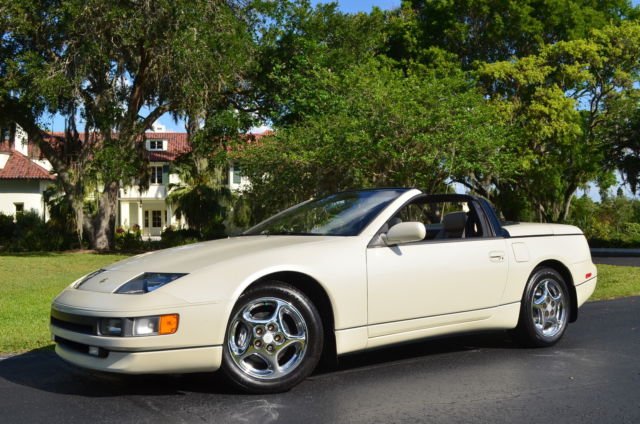 1993 PEARL WHITE Nissan 300ZX CONVERTIBLE
