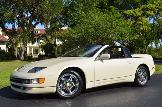 1993 PEARL WHITE Nissan 300ZX CONVERTIBLE