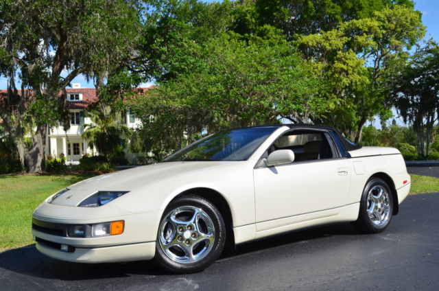 1993 PEARL WHITE Nissan 300ZX CONVERTIBLE