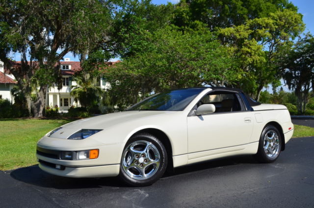 1993 PEARL WHITE Nissan 300ZX CONVERTIBLE