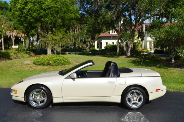 1993 PEARL WHITE Nissan 300ZX CONVERTIBLE