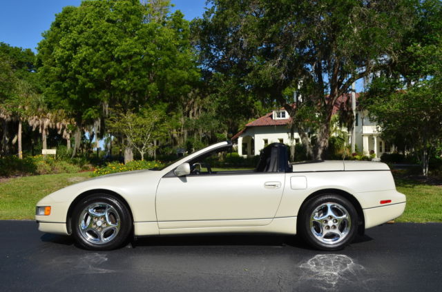 1993 PEARL WHITE Nissan 300ZX CONVERTIBLE