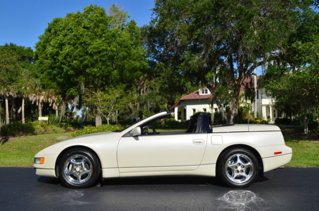 1993 PEARL WHITE Nissan 300ZX CONVERTIBLE