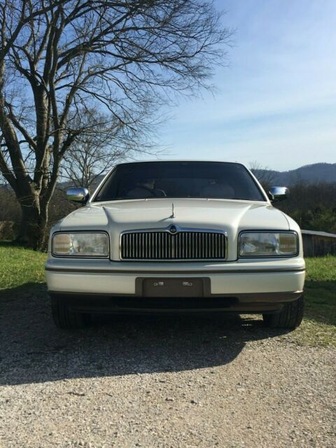 1993 White Nissan President Sedan
