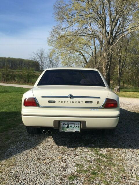 1993 White Nissan President Sedan
