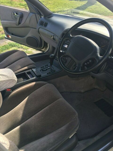 1993 White Nissan President Sedan