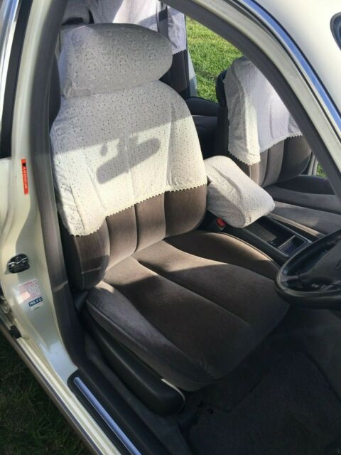 1993 White Nissan President Sedan