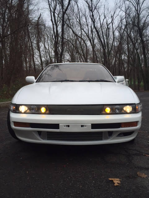 1993 Aspen Pearl White Nissan 240SX Coupe