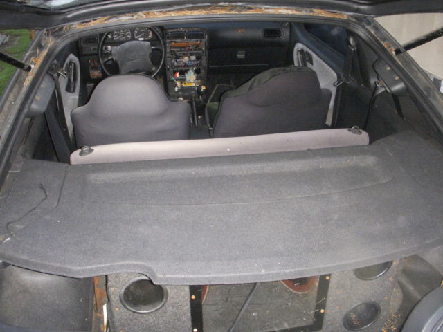 1993 Black Nissan NX Coupe